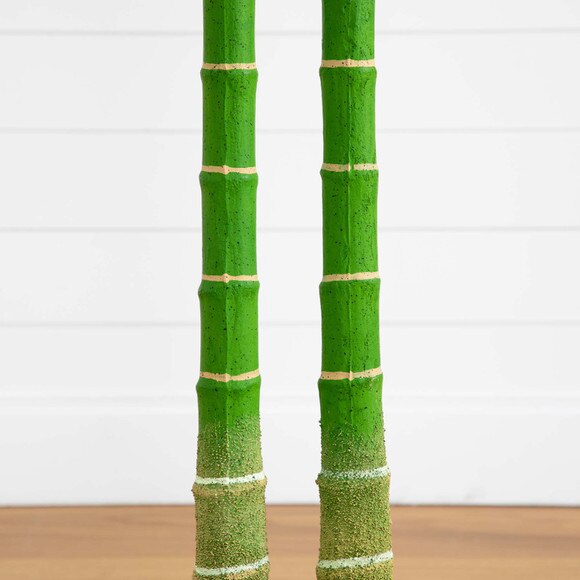 9 Artificial Double Golden Cane Palm Tree - SKU #T4638 - 4