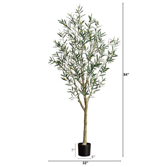 7 Artificial Greco Olive Tree - SKU #T4648 - 1
