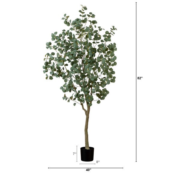 7 Artificial Greco Eucalyptus Tree - SKU #T4649 - 1