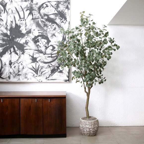 7 Artificial Greco Eucalyptus Tree - SKU #T4649 - 4