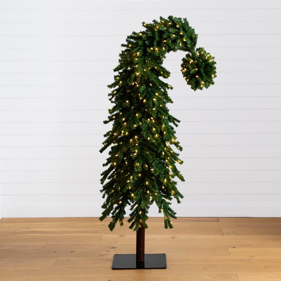 7ft. Holiday Green Santas Hat Christmas Tree with 500 LED Lights and 1275 Bendable Branches - SKU #T4696 - 8