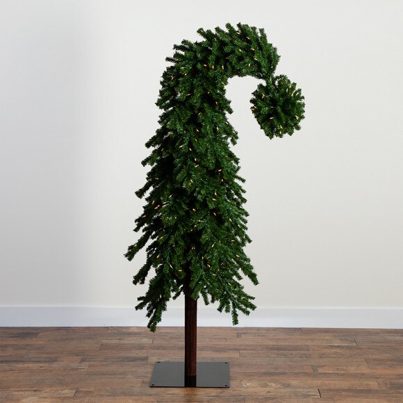 7ft. Holiday Green Santas Hat Christmas Tree with 500 LED Lights and 1275 Bendable Branches - SKU #T4696 - 9