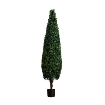 6 UV Resistant Artificial Boxwood Topiary Cone Tree Indoor/Outdoor - SKU #T4705