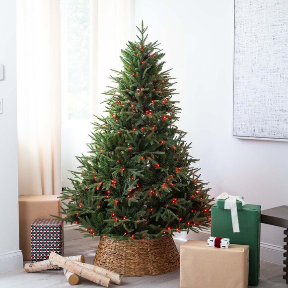 6 Pre-Lit Artificial Edmonton Fir Light Show Memory Shape Christmas Tree with Instant Connect Technology and 300 Color Changing LED Lights - SKU #T4785 - 9