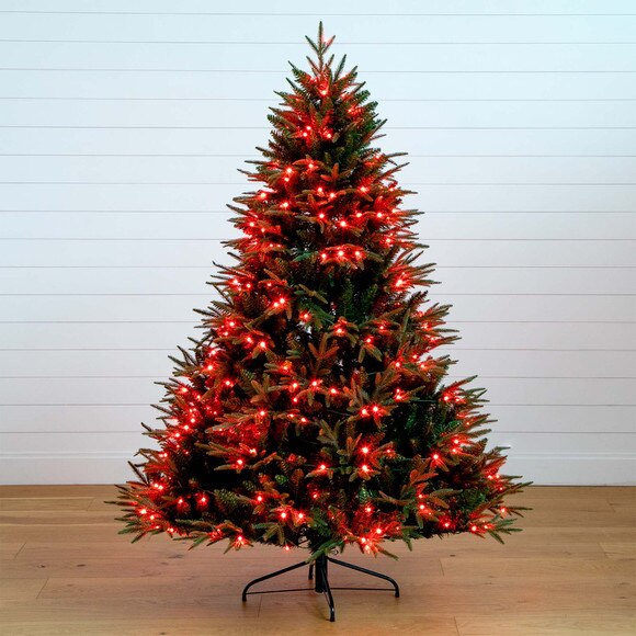 6 Pre-Lit Artificial Edmonton Fir Light Show Memory Shape Christmas Tree with Instant Connect Technology and 300 Color Changing LED Lights - SKU #T4785 - 13