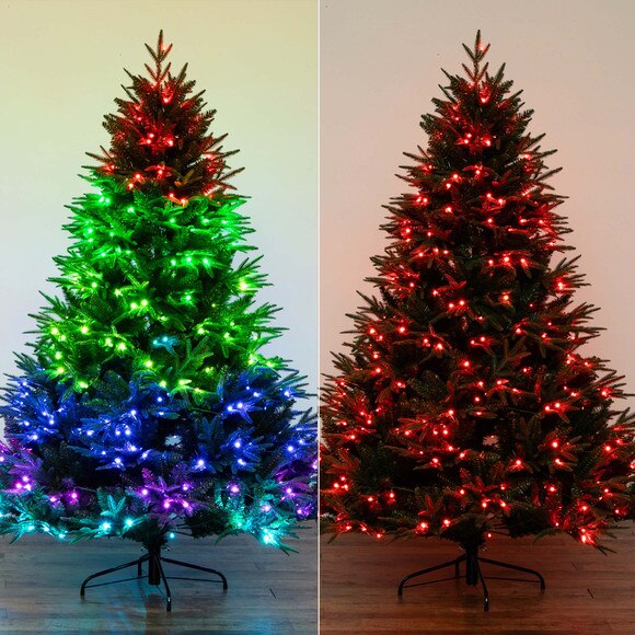 6 Pre-Lit Artificial Edmonton Fir Light Show Memory Shape Christmas Tree with Instant Connect Technology and 300 Color Changing LED Lights - SKU #T4785 - 15