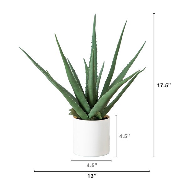17.5-in Artificial Agave Plant - SKU #T4888-S1 - 1
