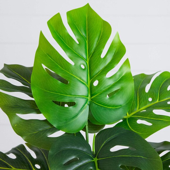 20-in Artificial Swiss Monstera Plant - SKU #T4889-S1 - 2
