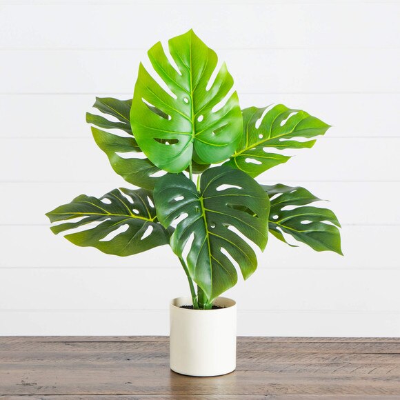 20-in Artificial Swiss Monstera Plant - SKU #T4889-S1 - 6