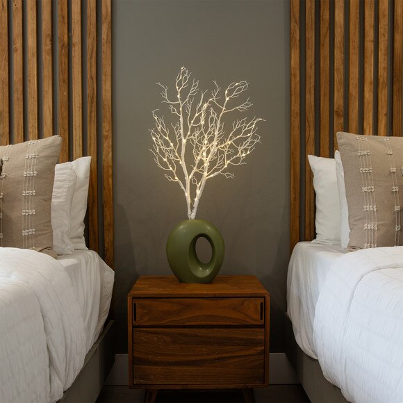 35 Pre-Lit Artificial White Birch Branches with 80 Warm White LED Lights - Set of 2 - SKU #T4925-S2 - 7