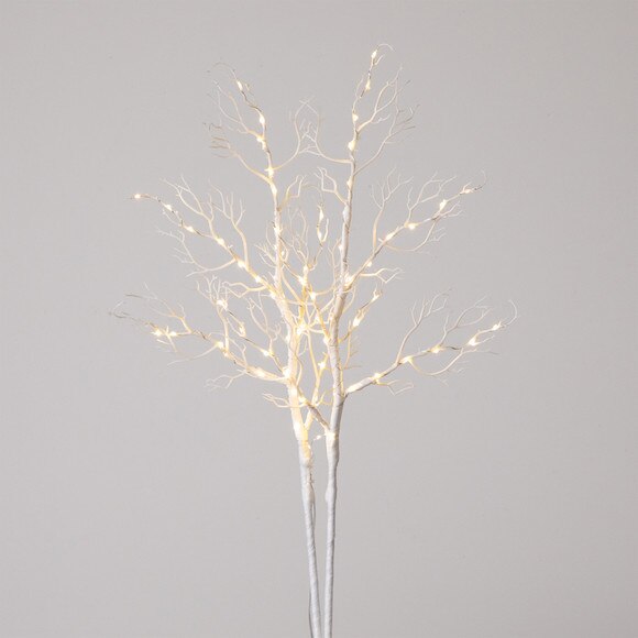 35 Pre-Lit Artificial White Birch Branches with 80 Warm White LED Lights - Set of 2 - SKU #T4925-S2 - 8