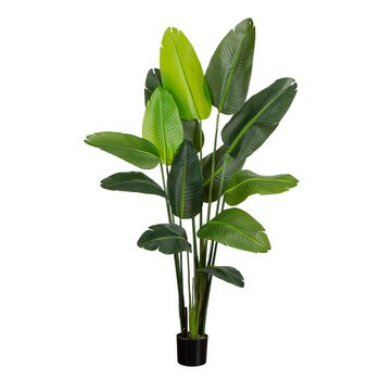 6 UV Resistant Artificial Travelers Palm Tree Indoor/Outdoor - SKU #T4961