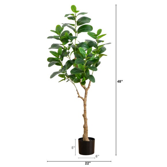 4 Artificial Audrey Ficus Tree - SKU #T4985 - 1