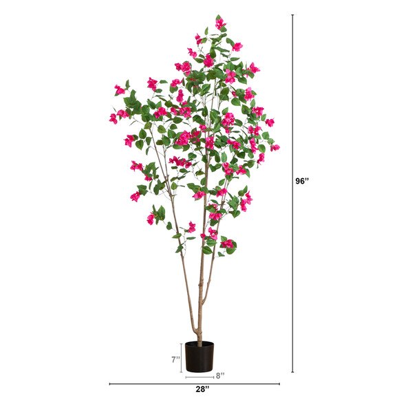 8 Artificial Minimalist Bougainvillea Tree - SKU #T5004 - 1