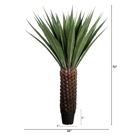 6 UV Resistant Giant Artificial Agave Plant Indoor/Outdoor - SKU #T5010 - 1