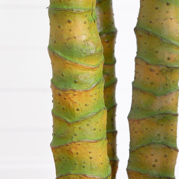 9.5 Giant Five Stalk Artificial Areca Palm Tree - SKU #T5011 - 3