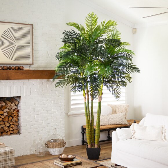 9.5 Giant Five Stalk Artificial Areca Palm Tree - SKU #T5011 - 7