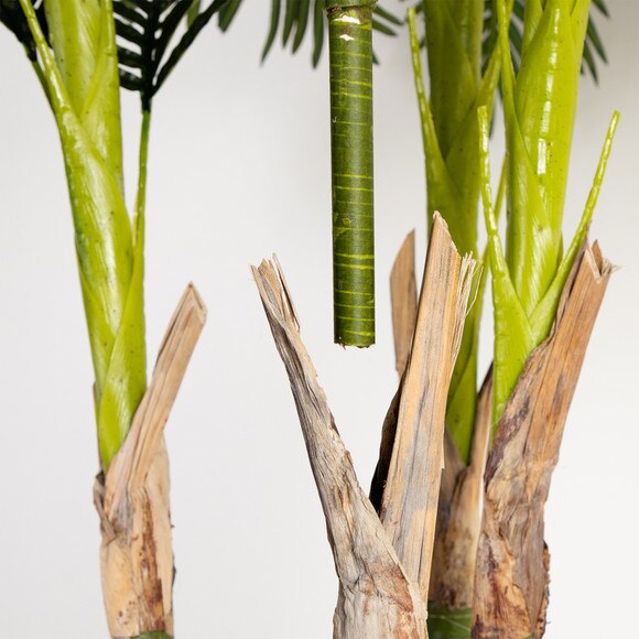 9.5 Giant Five Stalk Artificial Areca Palm Tree - SKU #T5011 - 9
