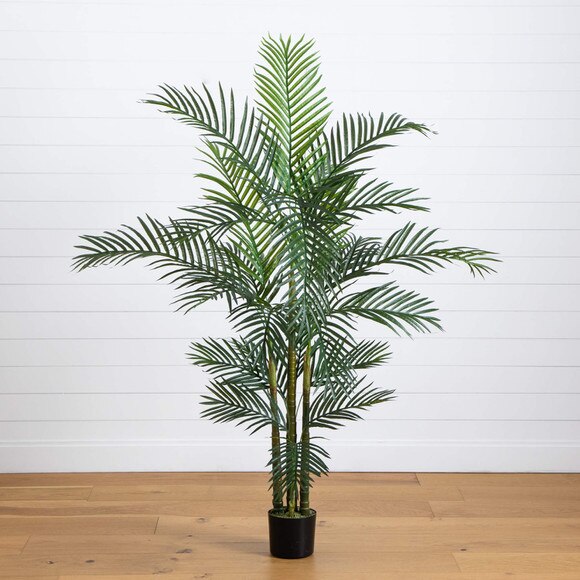6 UV Resistant Artificial Areca Palm Tree Indoor/Outdoor - SKU #T5018 - 7