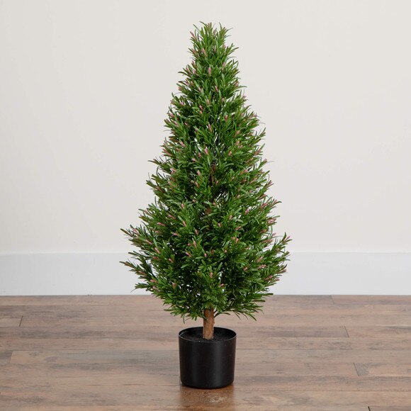 3 UV Resistant Artificial Rosemary Cone Topiary Tree Indoor/Outdoor - SKU #T5024 - 7