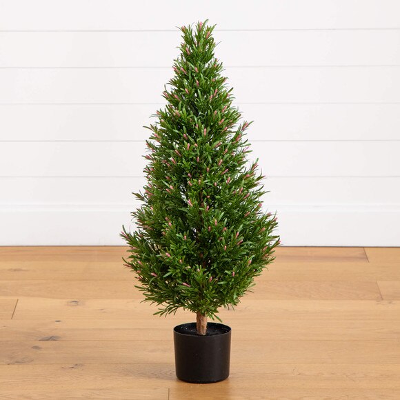 3 UV Resistant Artificial Rosemary Cone Topiary Tree Indoor/Outdoor - SKU #T5024 - 8