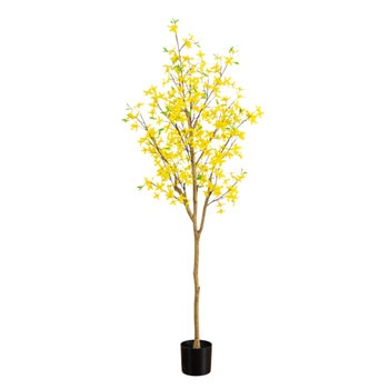 6-ft Artificial Forsythia Tree - SKU #T5028