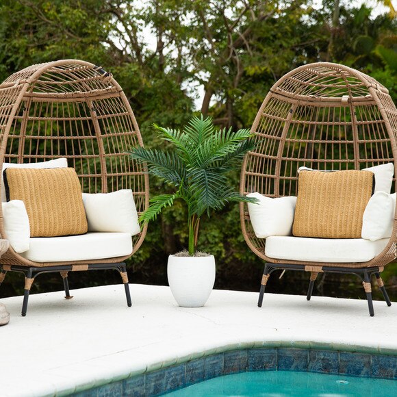 3-ft UV Resistant Artificial Double Robellini Palm Tree Indoor/Outdoor - SKU #T5083 - 5