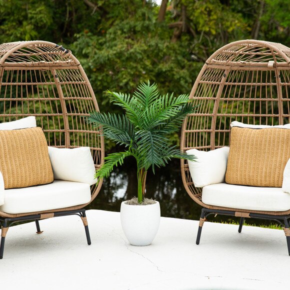3-ft UV Resistant Artificial Double Robellini Palm Tree Indoor/Outdoor - SKU #T5083 - 6