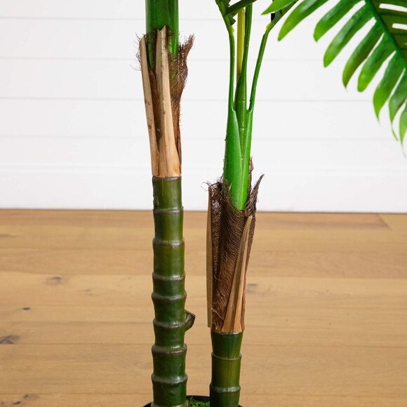 4-ft UV Resistant Artificial Double Robellini Palm Tree Indoor/Outdoor - SKU #T5084 - 5