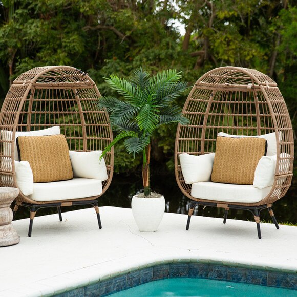 4-ft UV Resistant Artificial Double Robellini Palm Tree Indoor/Outdoor - SKU #T5084 - 7