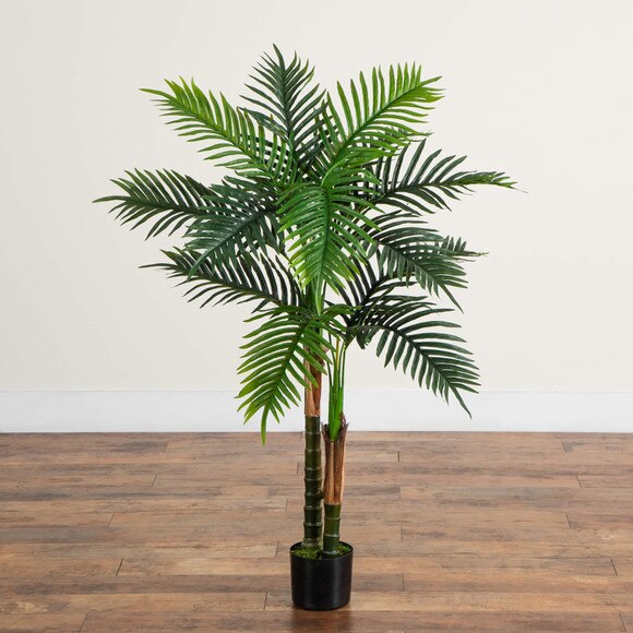 4-ft UV Resistant Artificial Double Robellini Palm Tree Indoor/Outdoor - SKU #T5084 - 10