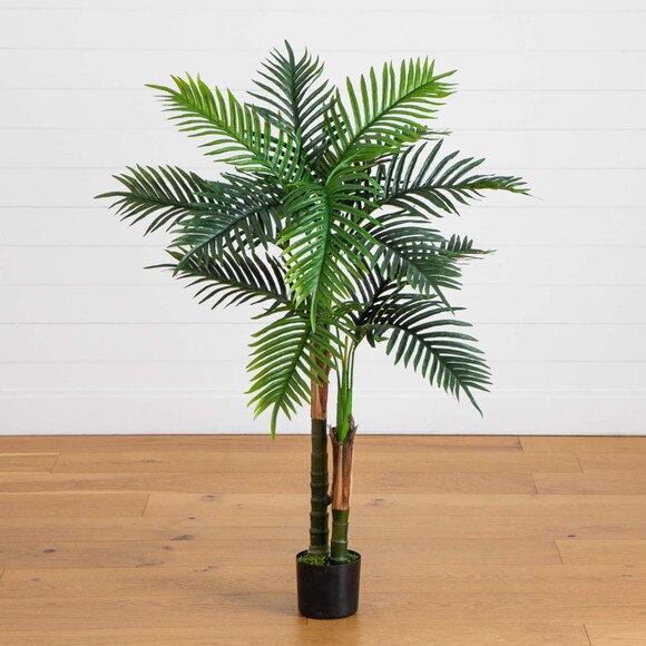 4-ft UV Resistant Artificial Double Robellini Palm Tree Indoor/Outdoor - SKU #T5084 - 11