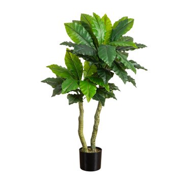 4-ft UV Resistant Artificial Bird Nest Fern Tree Indoor/Outdoor - SKU #T5089