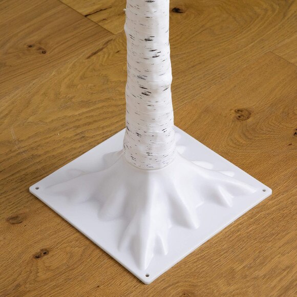4-ft 6-ft 8-ft Pre-Lit Artificial White Birch Trees with LED Lights - Set of 3 - SKU #T5101 - 5