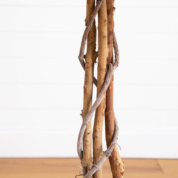 7-ft Artificial Hallloween Black Ficus Tree with Natural Trunk - SKU #T5138 - 3