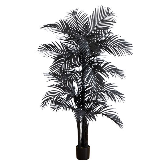 6-ft Artificial Halloween Black Golden Cane Tree - SKU #T5141