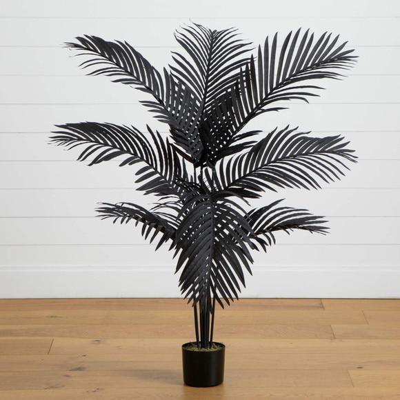 4-ft Artificial Halloween Black Paradise Palm Tree - SKU #T5142 - 5