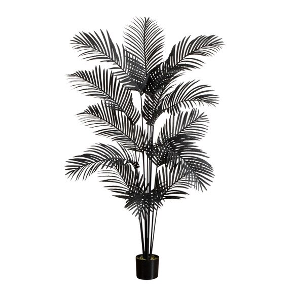 6-ft Artificial Halloween Black Paradise Palm Tree - SKU #T5143