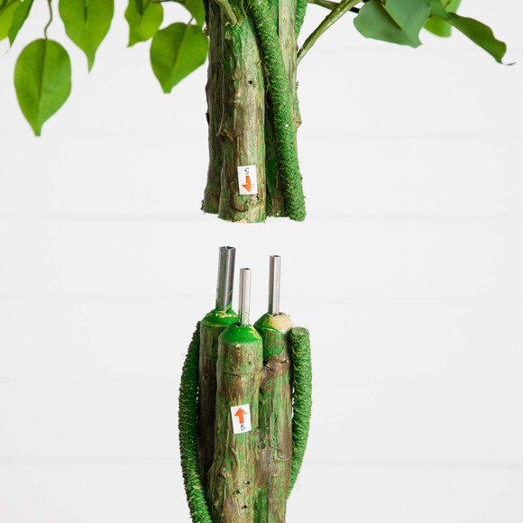 6.5-ft UV Resistant Artificial Ficus Tree Indoor/Outdoor - SKU #T5178 - 4