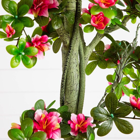 6-ft UV Resistant Artificial Azalea Tree Indoor/Outdoor - SKU #T5180 - 2