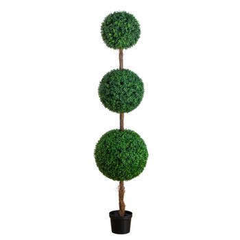 7 Triple Ball Boxwood Topiary Tree Indoor/Outdoor - SKU #T5181
