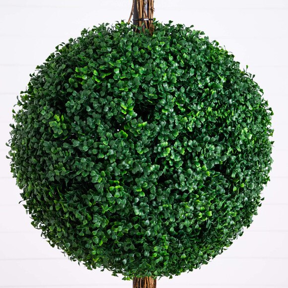 7-ft UV Resistant Artificial Triple Ball Boxwood Topiary Tree Indoor/Outdoor - SKU #T5181 - 3