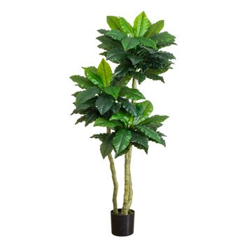 6-ft UV Resistant Artificial Bird Nest Fern Tree Indoor/Outdoor - SKU #T5182
