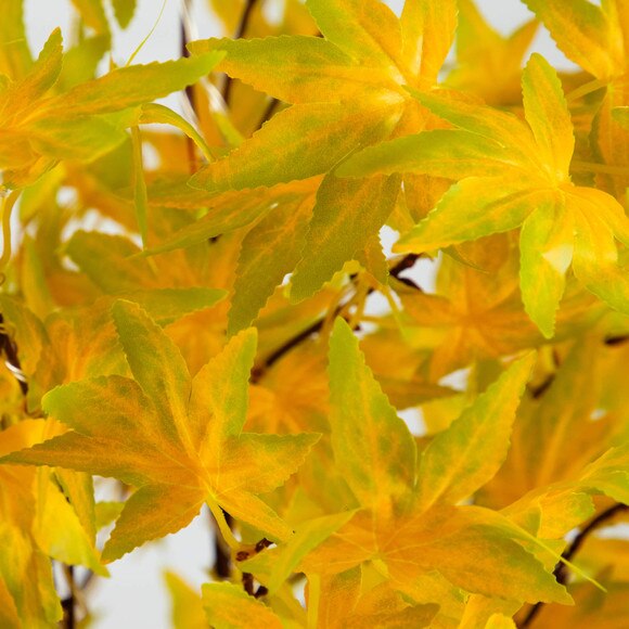 4-ft Pre-Lit Yellow Autumn Maple Artifical Fall Tree with 150 Warm White LED Lights - SKU #T5270 - 2