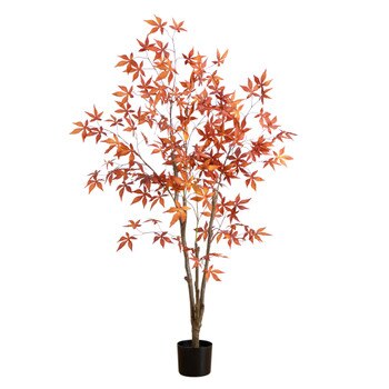5-ft Autumn Japanese Maple Artificial Fall Tree - SKU #T5303