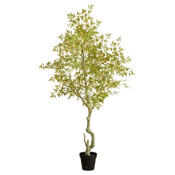 7-ft Autumn Nandina Artificial Fall Tree - SKU #T5307