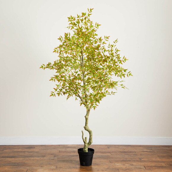 7-ft Autumn Nandina Artificial Fall Tree - SKU #T5307 - 7