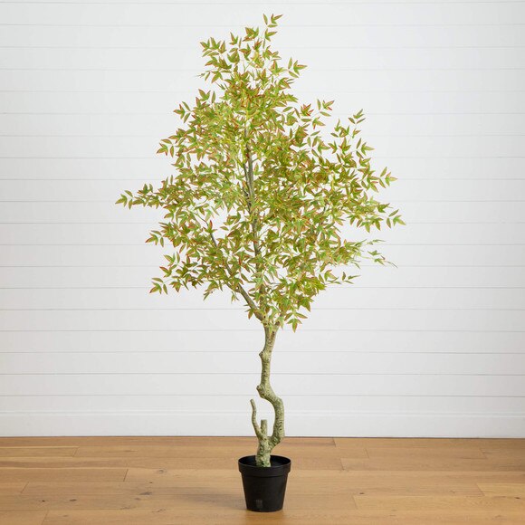 7-ft Autumn Nandina Artificial Fall Tree - SKU #T5307 - 8