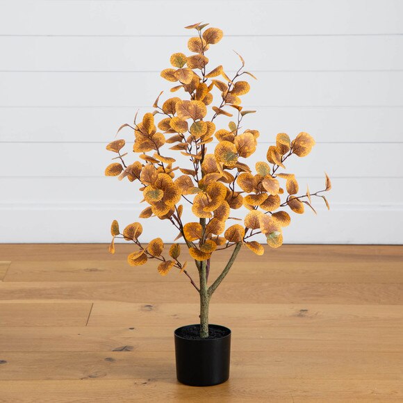 3-ft Autumn Eucalyptus Artificial Tree - SKU #T5321 - 7