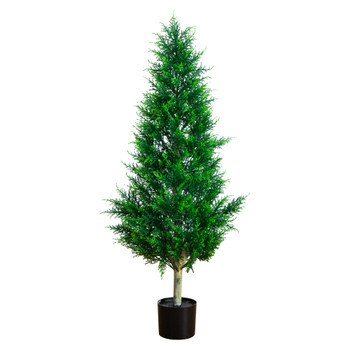 4-ft UV Resistant Artificial Cypress Tower Tree Indoor/Outdoor - SKU #T5326